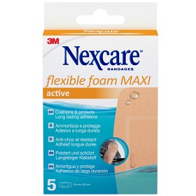 Bild på Nexcare Active Flexible Foam Maxi plåster 5 st