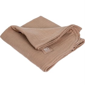 Bild på NG Baby Muslinfilt Deluxe Brown 60x90 cm