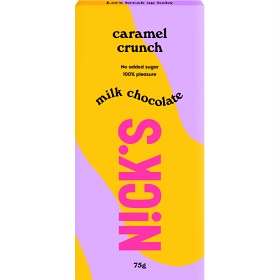 Bild på Nicks Milk Chocolate Caramel Crunch 75 g