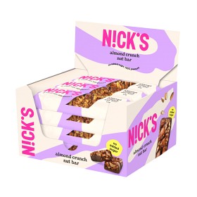 Bild på Nicks Nut Bar Almond Crunch 12 st 