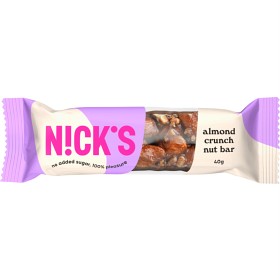 Bild på Nicks Nut Bar Almond Crunch 40 g