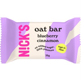 Bild på Nicks Oat Bar Blueberry Cinnamon 35 g