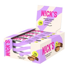 Bild på Nicks Protein Bar Almond Caramel 12 st