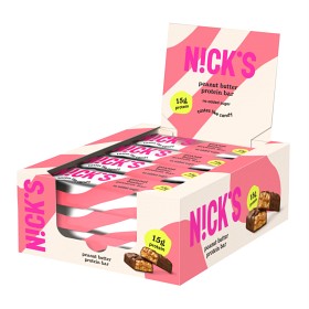 Bild på Nicks Protein Bar Peanut Butter 12 st