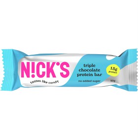 Bild på Nicks Protein Bar Triple Chocolate 50 g