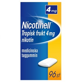 Bild på Nicotinell Tropisk frukt, medicinskt tuggummi 4 mg 96 st