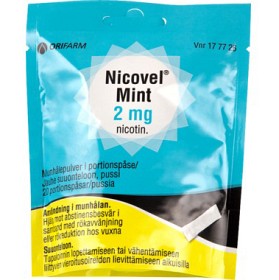Bild på Nicovel Mint, munhålepulver i portionspåse 2 mg 20 st