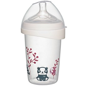 Bild på Nip First Moments Flaska PP Wideneck Silikon 270 ml Björn Onesize 0m+ M