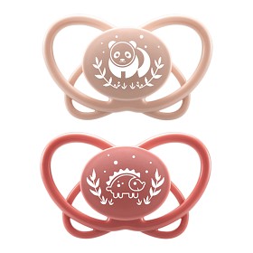Bild på Nip My Butterfly Napp Silikon 2-pack 5-18 mån Röd