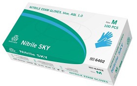 Bild på Evercare Nitrilhandskar SKY Blå Medium 100 st