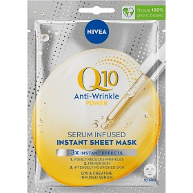 Bild på NIVEA Ansiktsmask Q10 Anti-Wrinkle Power Sheet Mask 1 st