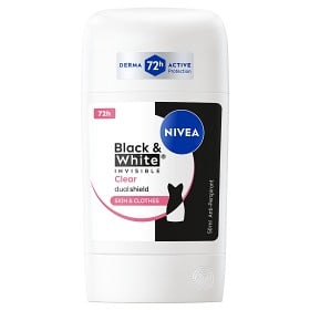 Bild på NIVEA Antiperspirant Deo Stick Black & White Invisible Clear 50 ml