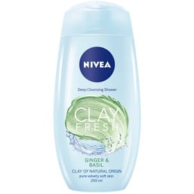 Bild på Nivea Clay Shower Ginger & Basil 250 ml