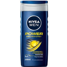 Bild på Nivea Men duschgel Power Fresh Shower Gel 250 ml