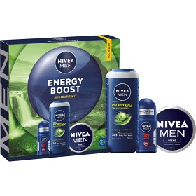 Bild på NIVEA MEN Presentbox Energy Boost Giftpack 450 ml