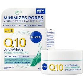 Bild på NIVEA Q10 Anti-Wrinkle Pore Minimising Extra Light Day Cream 50 ml