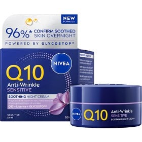 Bild på NIVEA Q10 Anti-Wrinkle Sensitive Soothing Night Cream 50 ml