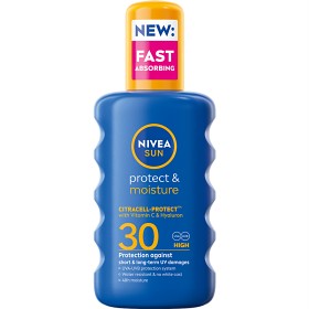 Bild på NIVEA SUN Solskydd Protect & Moisture Spray SPF30 200 ml