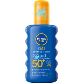 Bild på NIVEA  SUN Solkräm barn Protect & Care Kids Sun Spray SPF50+ 200 ml