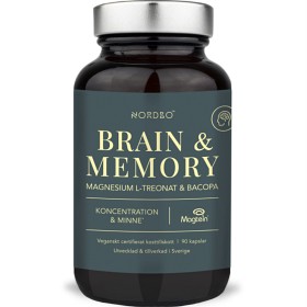Bild på Nordbo Brain & Memory Magnesium 90 kapslar