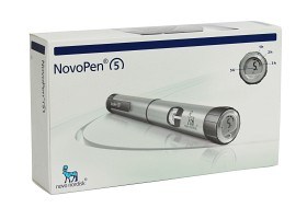 Bild på NovoPen 5, insulinpenna, silver 1 st