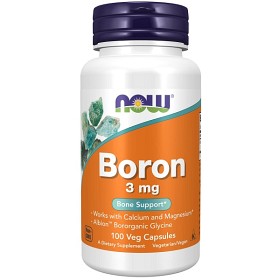Bild på NOW Boron 3 mg 100 kapslar