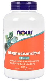 Bild på NOW Magnesiumcitrat pulver 227 g