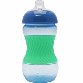 Bild på Nuby Mini EasyGrip Cup with Sleeve 180 ml BlueGreen + 4 m