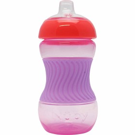 Bild på Nuby Mini EasyGrip Cup with Sleeve 180 ml RedPink + 4 m