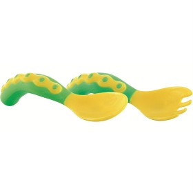 Bild på Nûby Starter Spoon & Fork 9m+ Yellow/Green