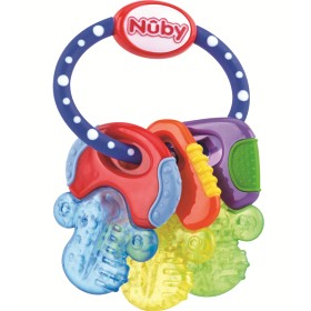 Bild på Nuby Teether IcyBite Keys - 3m+Blue/Yellow/Green