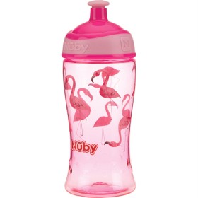 Bild på Nuby Tritan Super Slurp Pop Up Pink Flamingo 360 ml 36m