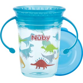 Bild på Nuby Twin Handle 360° Wonder Cup Aqua 240 ml