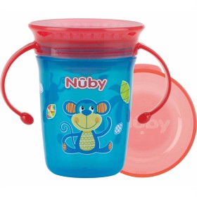 Bild på Nuby Twin handle 360° Wonder Cup Aqua Monkey 240 ml