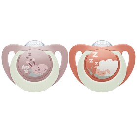 Bild på NUK First Choice Night Bunny/Sheep stl 0-6 mån
