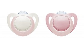 Bild på NUK Genius Silikon strl 1 Rosa/Vit