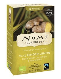 Bild på Numi Organic Tea Decaf Ginger Lemon 16 st