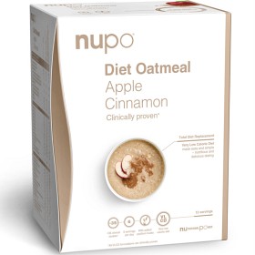 Bild på Nupo Diet Oatmeal Apple & Cinnamon 12 portioner