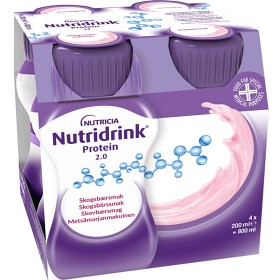 Bild på Nutridrink Protein 2.0 Skogsbärssmak 4 x 200 ml