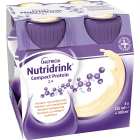Bild på Nutridrink Compact Protein Persika-Mangosmak 4 x 125 ml