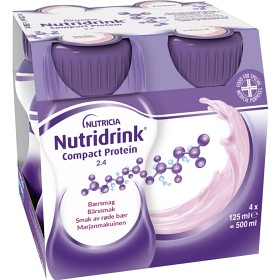 Bild på Nutridrink Compact Protein Rödabär 4 x 125 ml