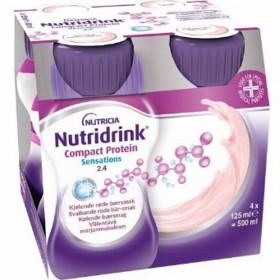 Bild på Nutridrink Compact Protein Sensations, svalkande bärsmak 4 x 125 ml