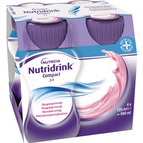 Bild på Nutridrink Compact Skogsbärssmak 4 x 125  ml