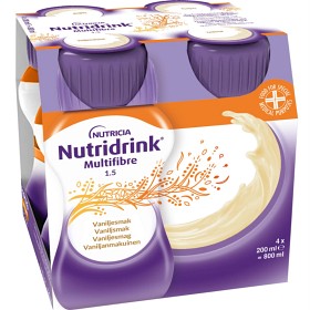 Bild på Nutridrink MultiFibre Vanilj 4 x 200 ml