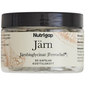 Bild på Nutrigap Järn (Ferrochel) 90 kapslar