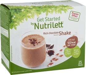 Bild på Nutrilett Shake Rich Chocolate 25 påsar