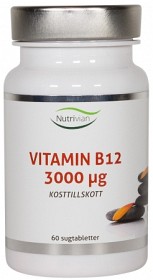 Bild på Nutrivian Vitamin B12, 60 tabletter