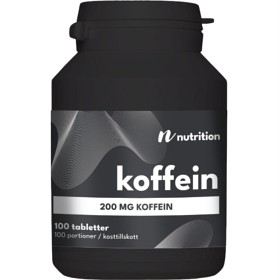 Bild på Nuts Fabriken Koffein 200 mg 100 tabletter
