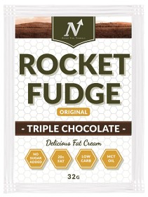 Bild på Nyttoteket Rocket Fudge Original Triple Chocolate Cream 32 g