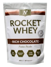 Bild på Nyttoteket Rocket Whey, Rich Chocolate 900 g